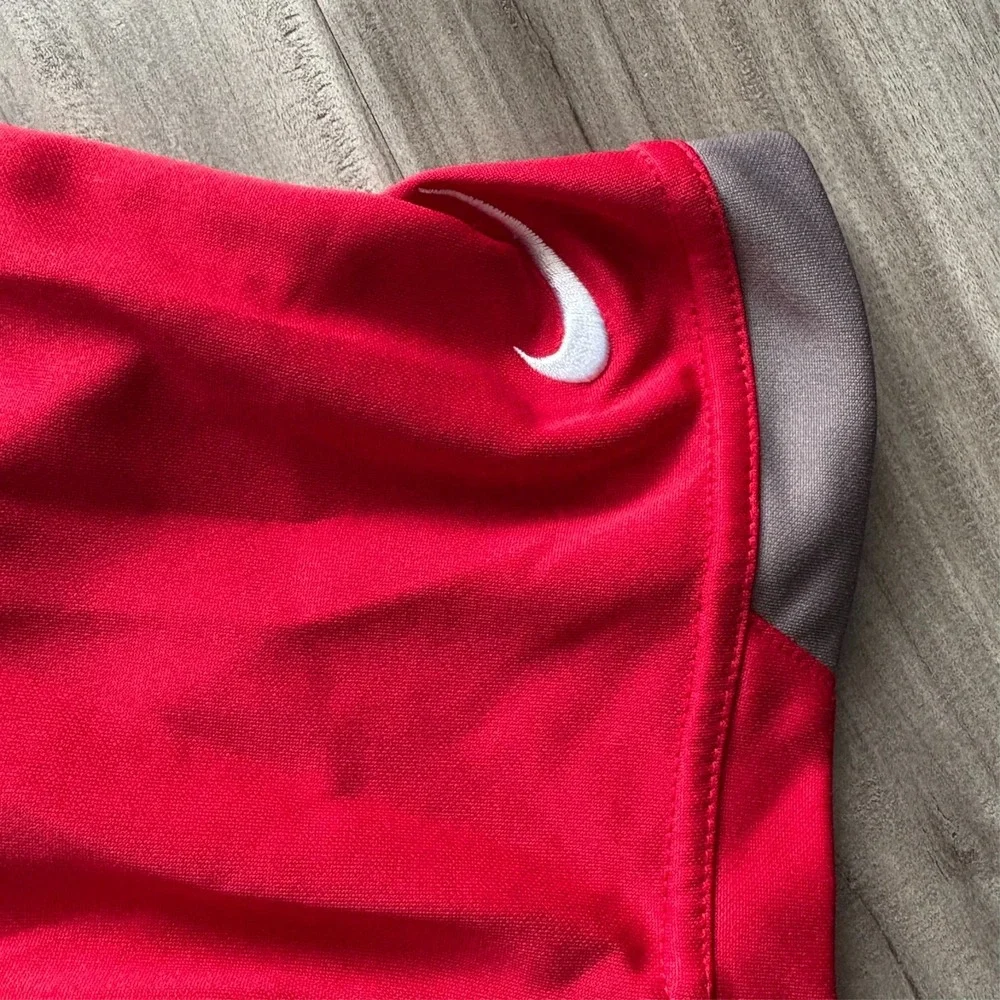 Nike Tampa‎ Bay Buccaneers NFL On-Field Polo Shirt Men's Large Red Dri-Fit Golf